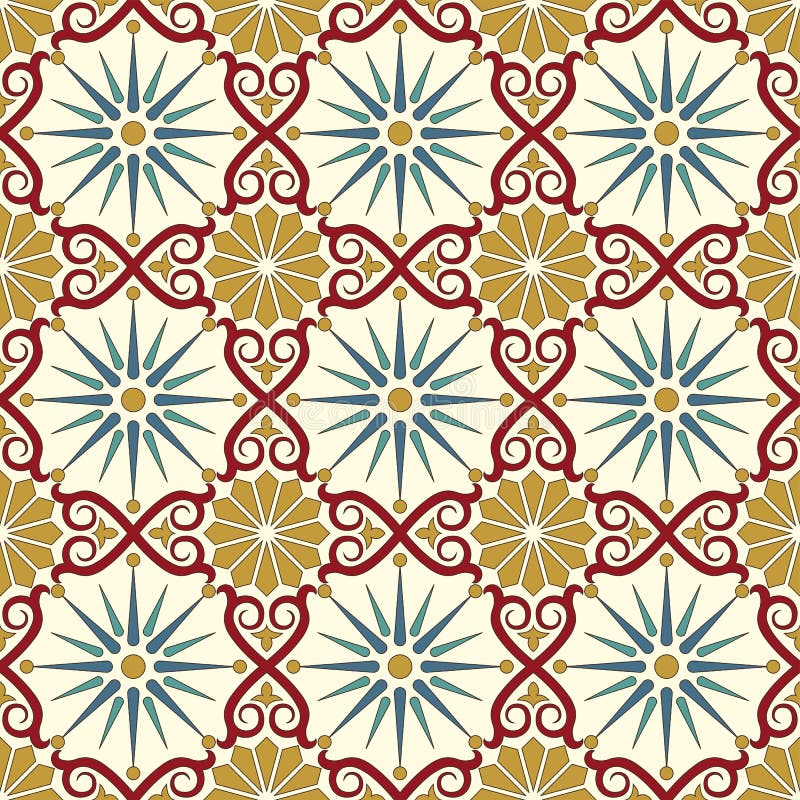 Arabic seamless pattern in editable vector file. Arabic seamless pattern in editable vector file