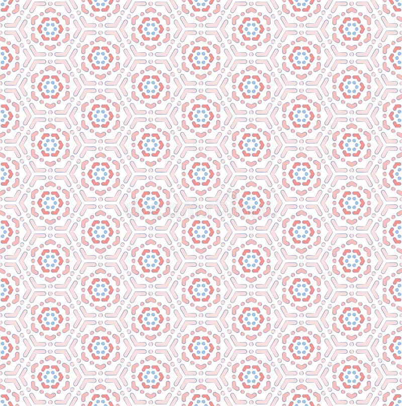 Teste padrão sextavado delicadamente alinhado ilustração royalty free