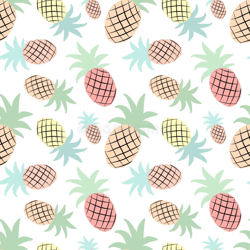 Teste padrão tropical sem emenda com um abacaxi Ilustração do verão do vetor de um flamingo para crianças, matérias têxteis, fund ilustração do vetor Teste padrão tropical sem emenda com um abacaxi Ilustração do verão do vetor de um flamingo para crianças, matérias têxteis, fund ilustração do vetor