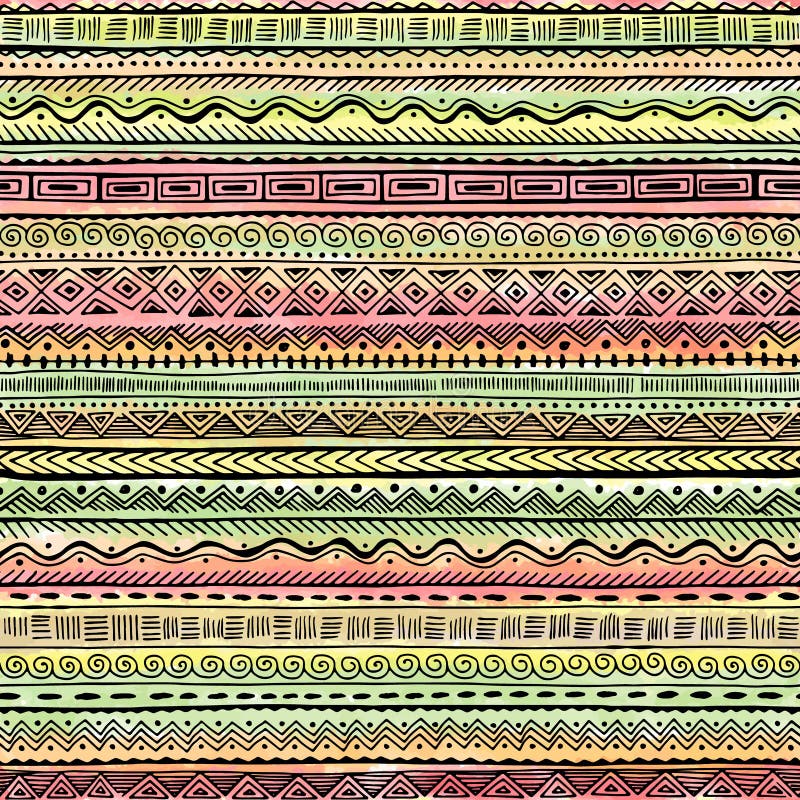 Seamless decorative hand drawn ethnic pattern . Vector tribal background for fabric, textile, wrapping paper, web pages, wedding invitations, save the date cards. Seamless decorative hand drawn ethnic pattern . Vector tribal background for fabric, textile, wrapping paper, web pages, wedding invitations, save the date cards.