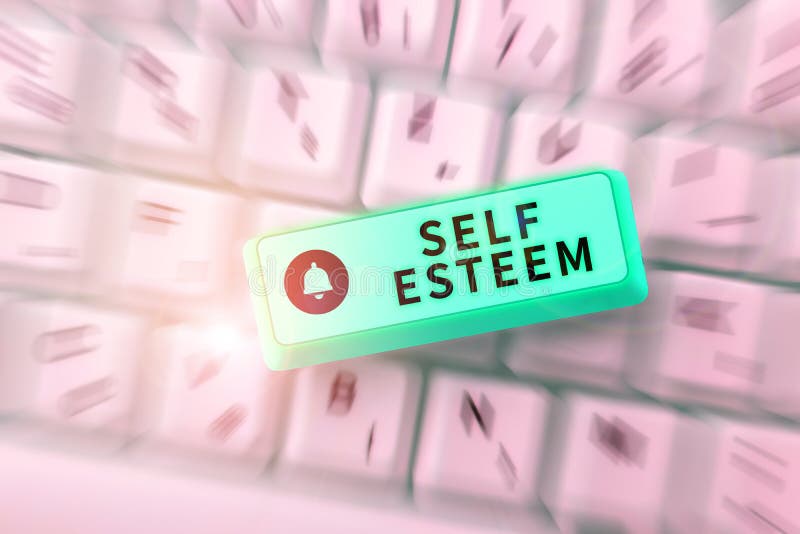 Text sign showing Self Esteem, Business overview a feeling of having respect for yourself and your abilities. Text sign showing Self Esteem, Business overview a feeling of having respect for yourself and your abilities