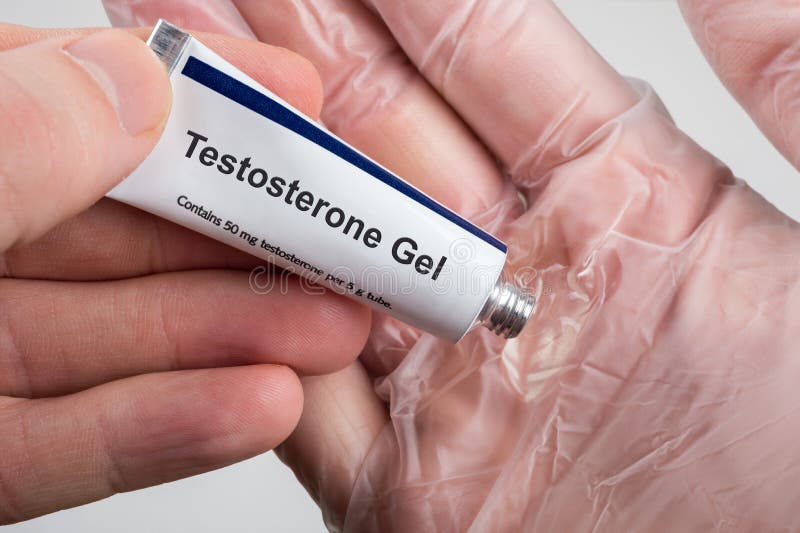Testosterone Replacement Therapy TRT Stock Image Image of applying