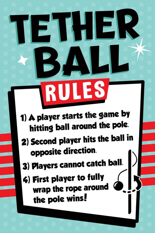 Tetherball Rules Stock Illustrations – 3 Tetherball Rules Stock