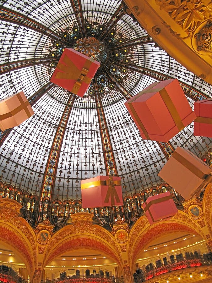 Teto do Natal de Lafayette imagens de stock royalty free