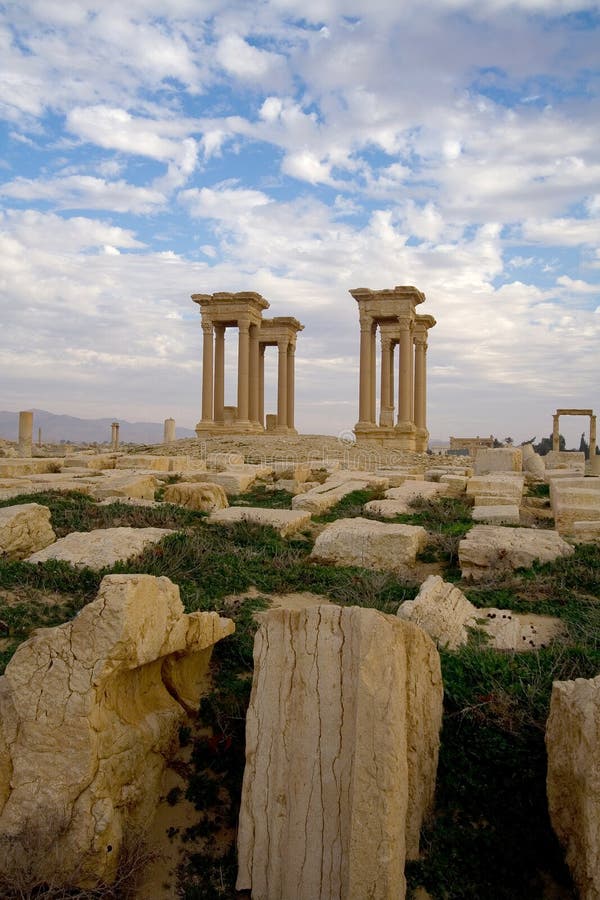 Tetrapylon in Palmyra Syria