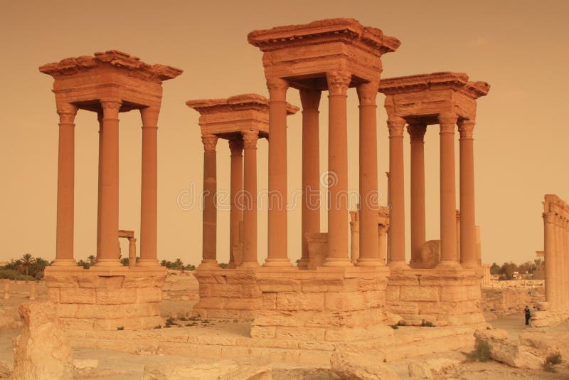 Tetrapylon in Palmyra, Syria