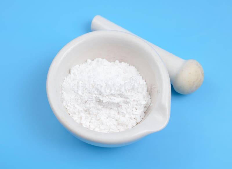 Tetrasodium pyrophosphate, also called sodium pyrophosphate, tetrasodium phosphate or TSPP. stock photo