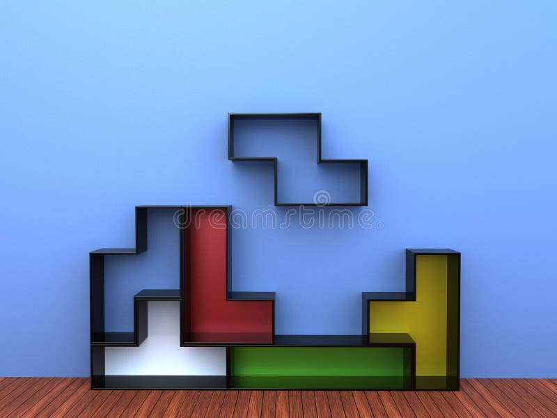 Tetris Shelf Unit