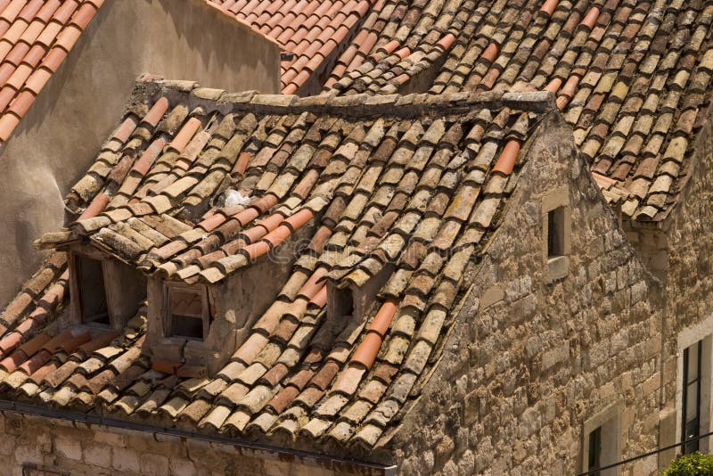 Tetti a Dubrovnik fotografia stock libera da diritti Tetti a Dubrovnik fotografia stock libera da diritti
