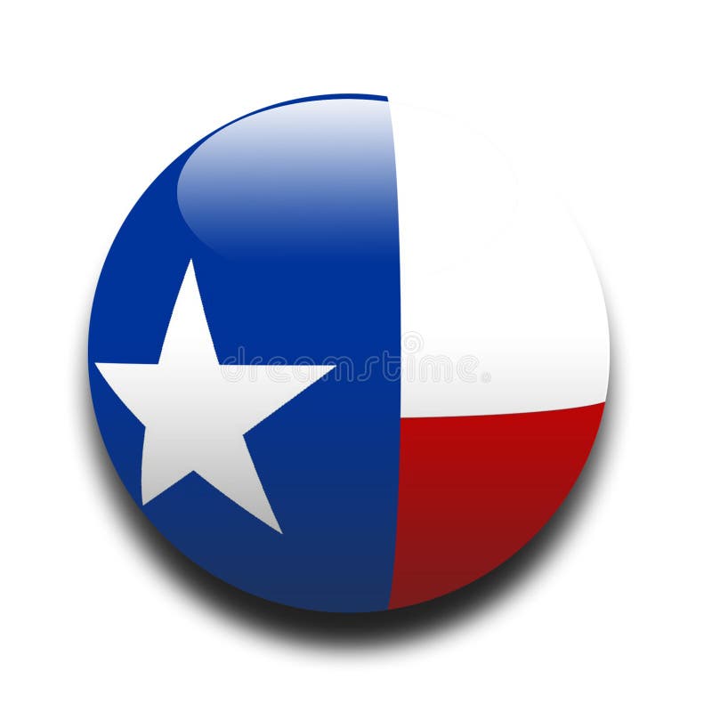 Texan flag vector illustration
