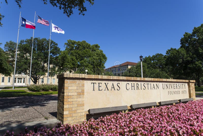 Texas Christian University editorial photography. Image of high - 31816087