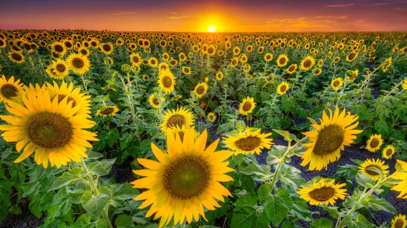 Texas Sunflower Field