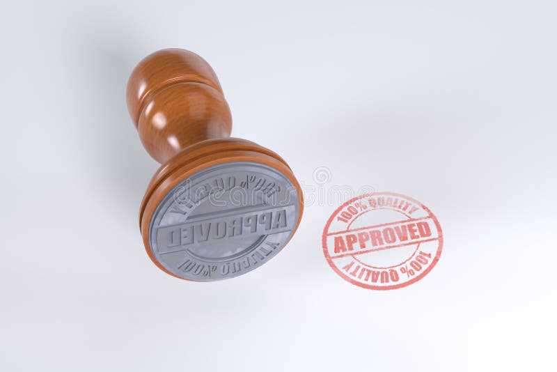 Government Approved Stamp Stock Illustrations – 414 Government Approved