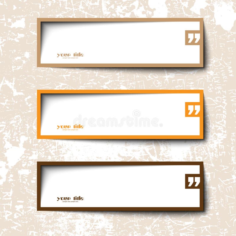 Text box design stock vector. Illustration of orange - 79792631