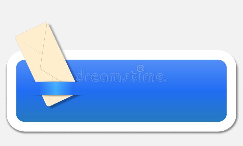 Text box with envelope