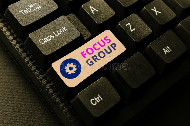 Text Caption Presenting Focus Group. Business Showcase ...