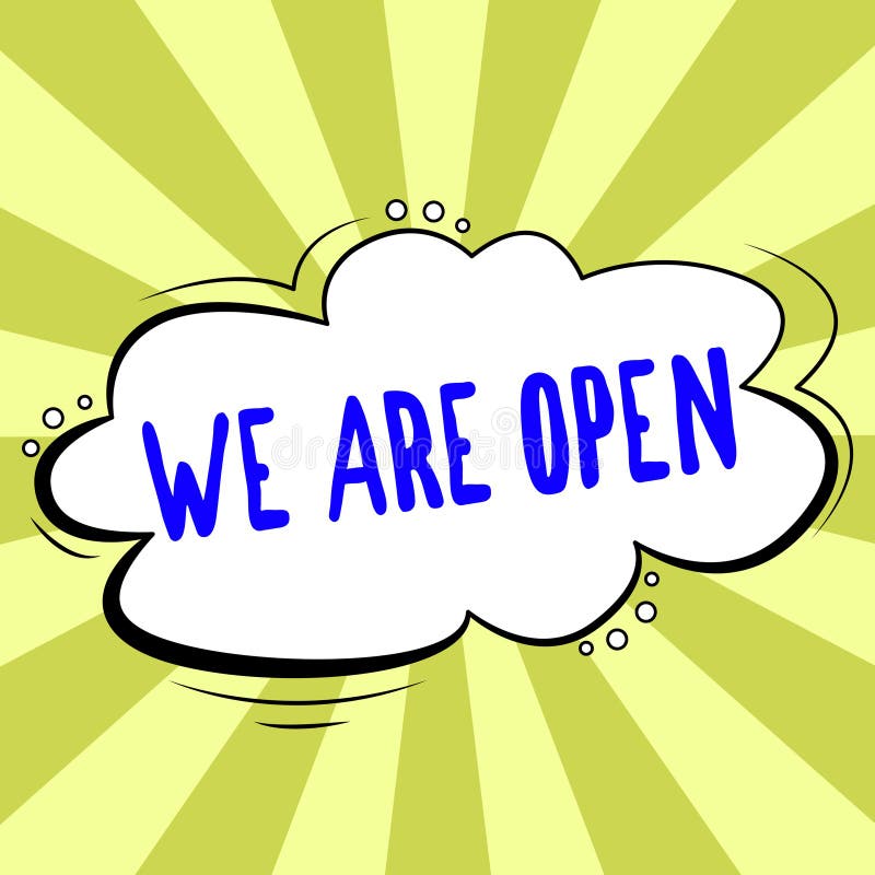 Text Caption Presenting We Are Open Business Overview No Enclosing Or text-caption-presenting-we-are-open-business-overview-no-enclosing-or
