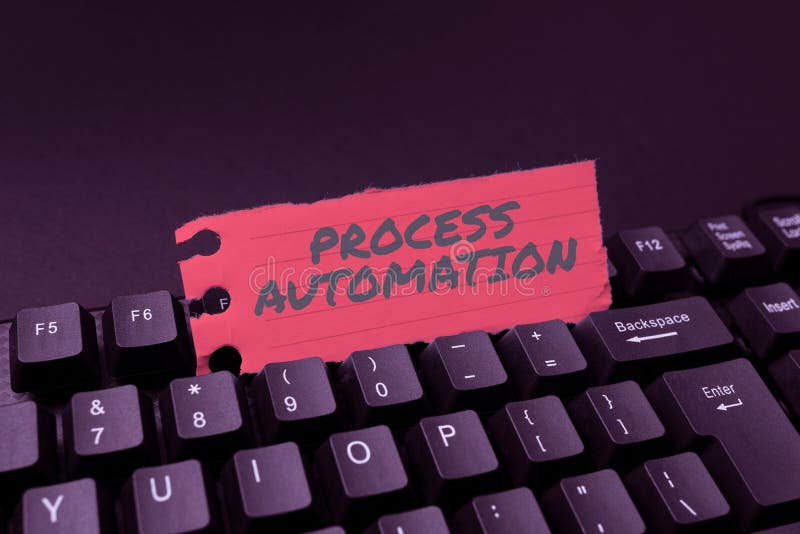 Text Caption Presenting Process Automation. Word for the Use of