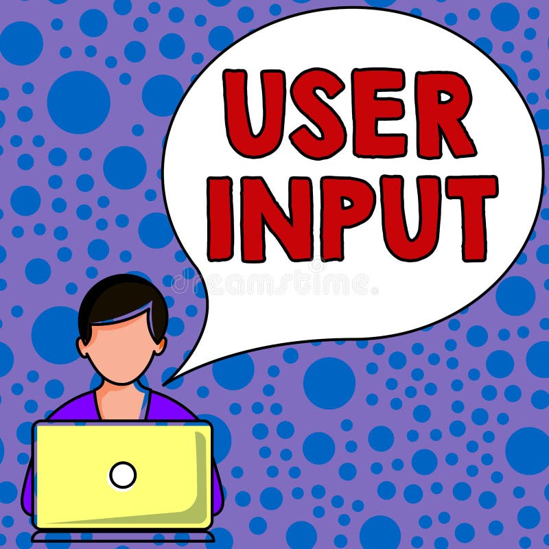 Text Caption Presenting User Input. Business Overview Any Information