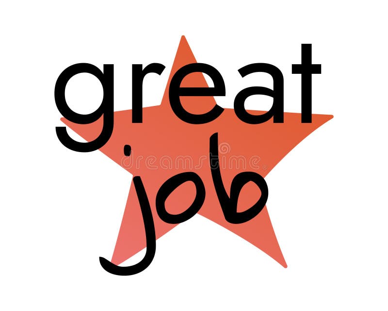 https://thumbs.dreamstime.com/b/text-great-job-red-star-hand-drawn-pentagon-give-good-rating-compliment-appreciate-support-lettering-sticker-plaque-label-285649026.jpg