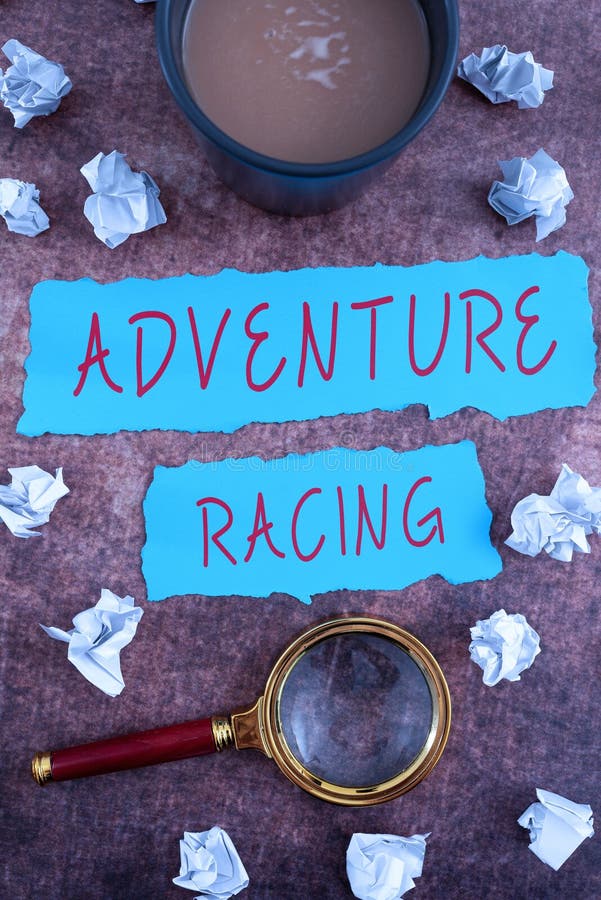 Text Caption Presenting Adventure Racingdisciplinary Sport Involving