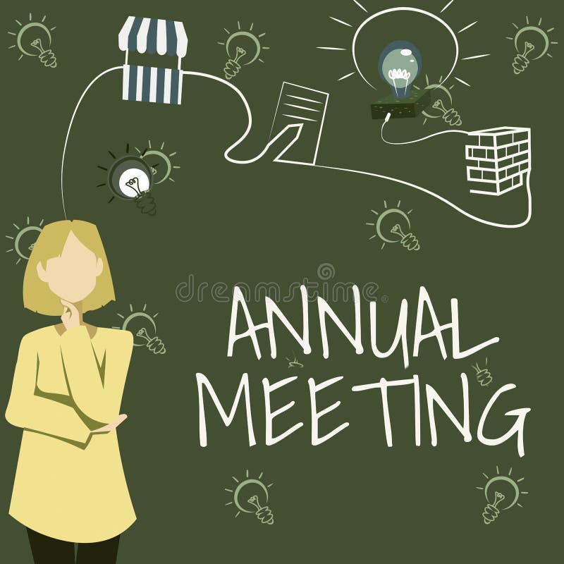 Annual Meeting Change Stock Illustrations 552 Annual Meeting Change
