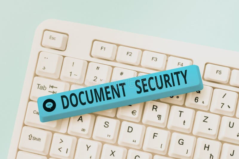 Text Showing Inspiration Document Security. Business Overview Means in