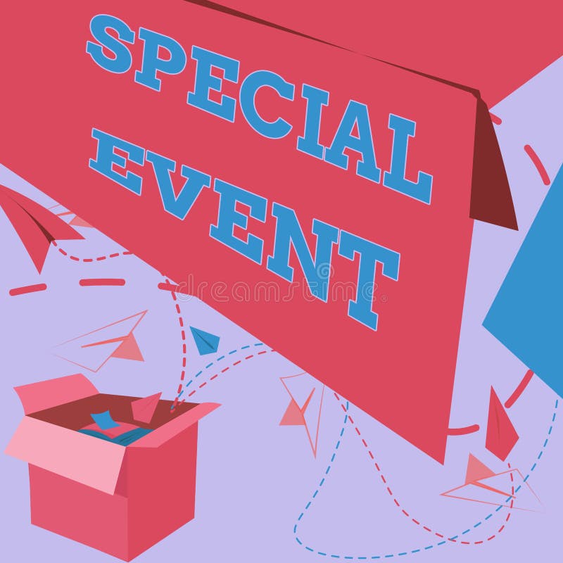 Text showing inspiration special event word for function to generate