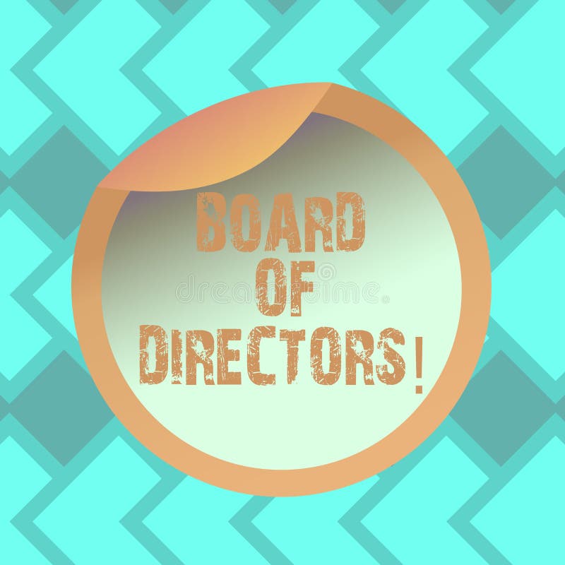 Text Sign Showing Board Of Directors Conceptual Photo Group Showing