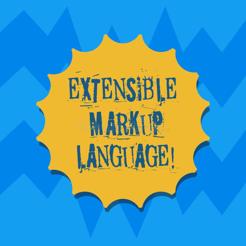 Text Sign Showing Extensible Markup Language. Conceptual Photo Computer