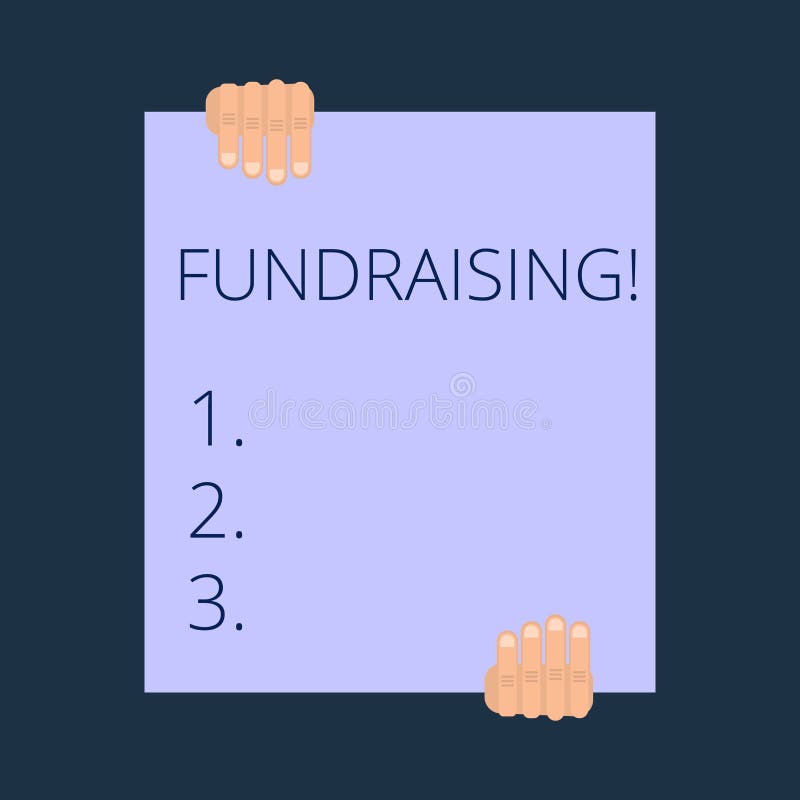 Text Sign Showing Fundraising Conceptual Photo Seeking To