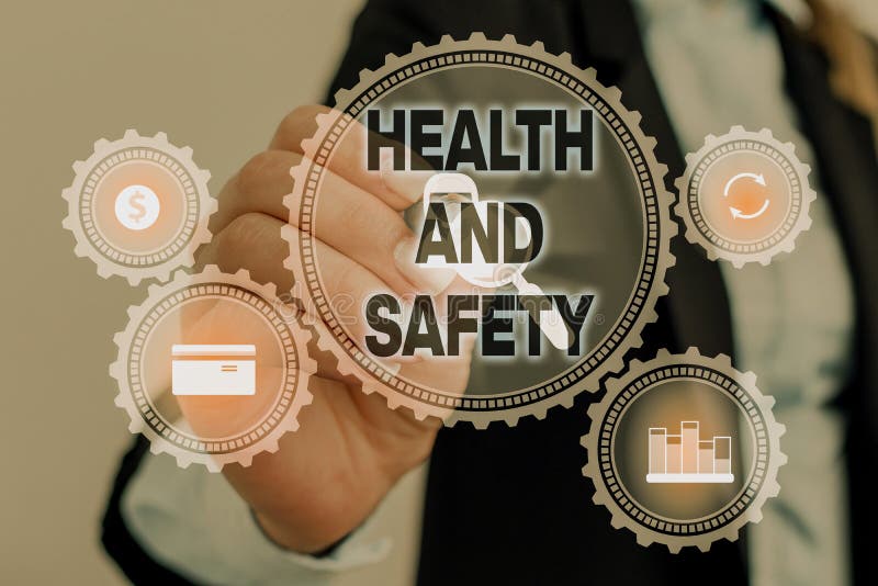 Text Sign Showing Health and Safety Question. Conceptual Photo Regulations  and Procedures Intended To Prevent Accident Stock Photo - Image of  pharmaceutical, safe: 158383980