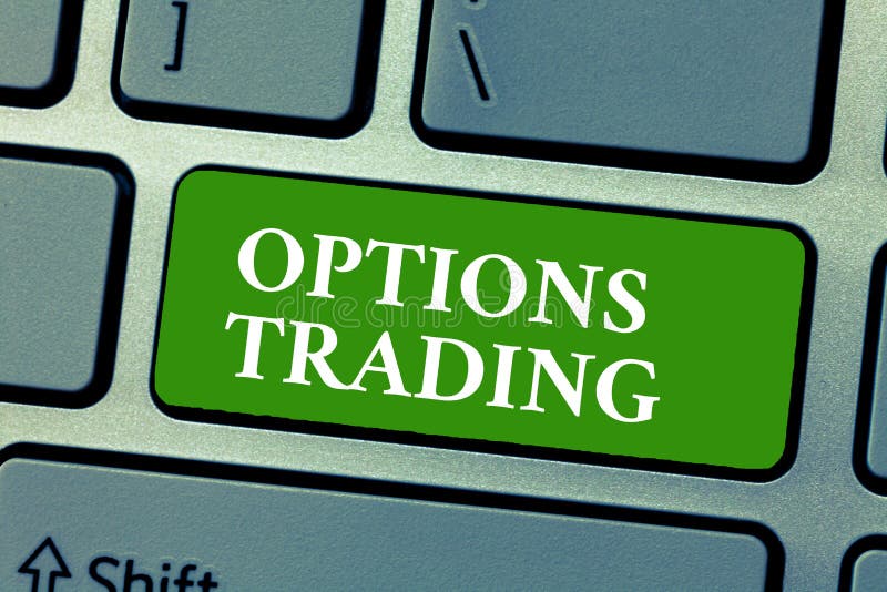 Text Sign Showing Options Trading Conceptual Photo Different Options