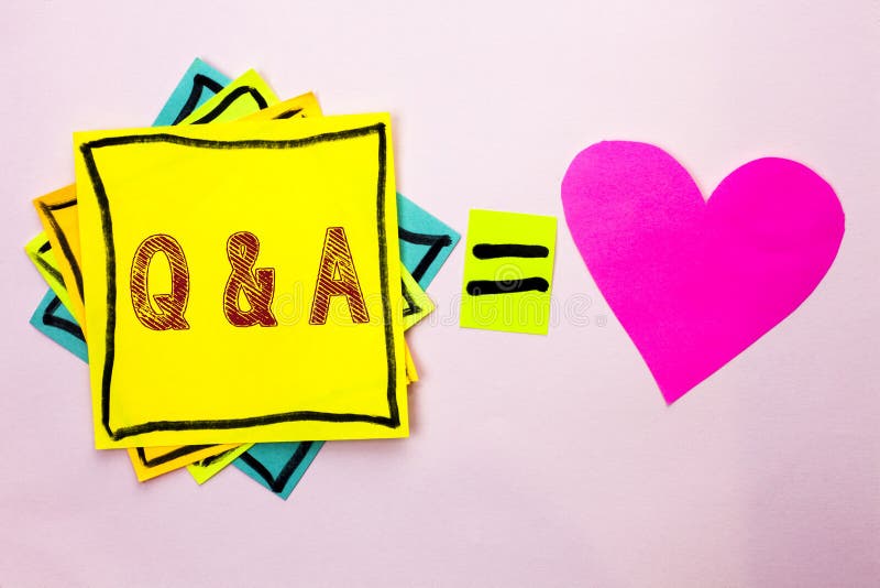 Text sign showing Q A. Conceptual photo Ask Frequently Faq Asked Question Help Solving Doubt Query Support written on Stacked Stic royalty free stock image