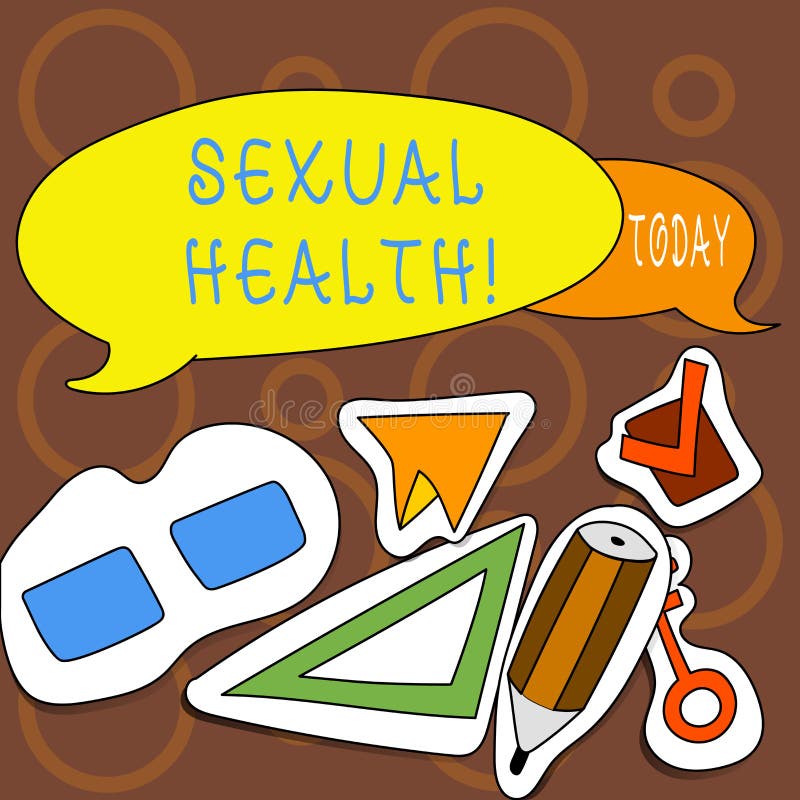 Text Sign Showing Sexual Health Conceptual Photo Std Prevention Use Protection Healthy Habits