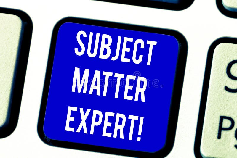 Subject matter. Subject matter Expert. Subject-matter jurisdiction. Expert text. Subject matter of the text.