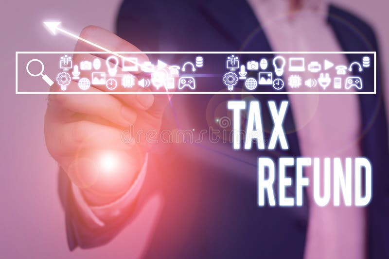 text-sign-showing-tax-refund-conceptual-photo-refund-on-tax-when-the