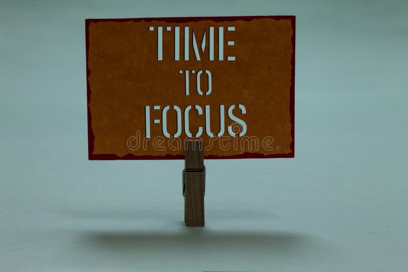 8,282 Time To Focus Stock Photos - Free & Royalty-Free Stock Photos from  Dreamstime