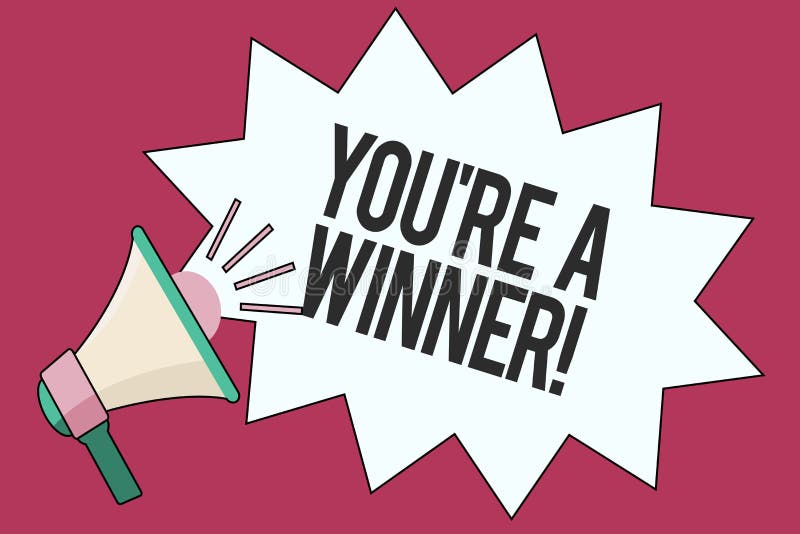 You Re Winner Stock Illustrations – 31 You Re Winner Stock