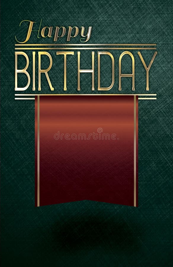 Texte d'or de joyeux anniversaire illustration stock Texte d'or de joyeux anniversaire illustration stock