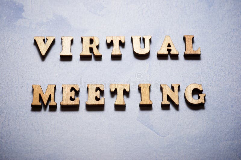 Texte réuni virtuel image stock