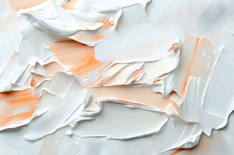 Textes abstraits d'art avec des tons crémeux blanc et doux sur fond texturé illustration stock