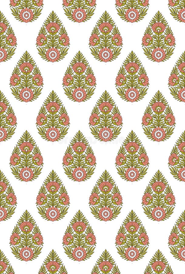 Textielpatroon ontwerp voor bedrukking vector illustratie