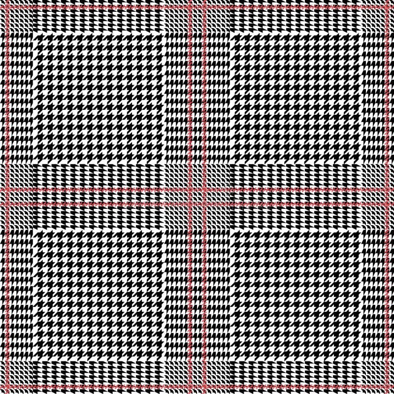 imagem vetorial de padrão de houndstooth grande preto e branco. conceito  abstrato elemento gráfico xadrez glen inglês para moda 10551609 Vetor no  Vecteezy