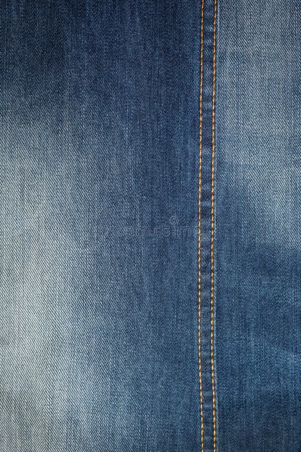 Textile - Fabric Series: Jeans Stitches Stock Image - Image of blue ...