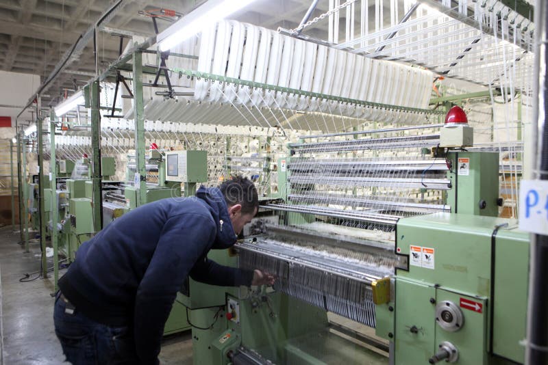 Textile Fabric İn Turkey. editorial image. Image of manufacture 86336350