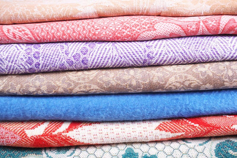 Textile fabrics stock image. Image of cloth, stuff, blanket 18257595