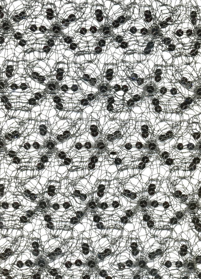 Textile - laces with spangles