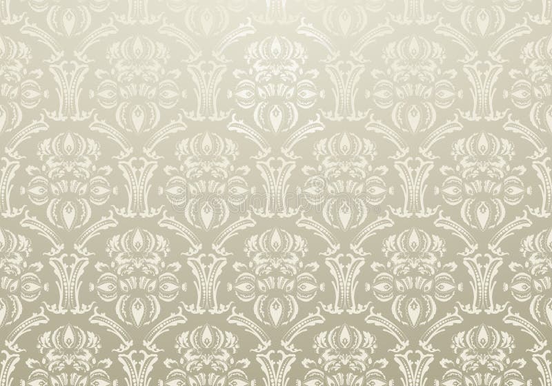 Textile Wallpaper Warm Gray Stock Vector - Illustration of decorative