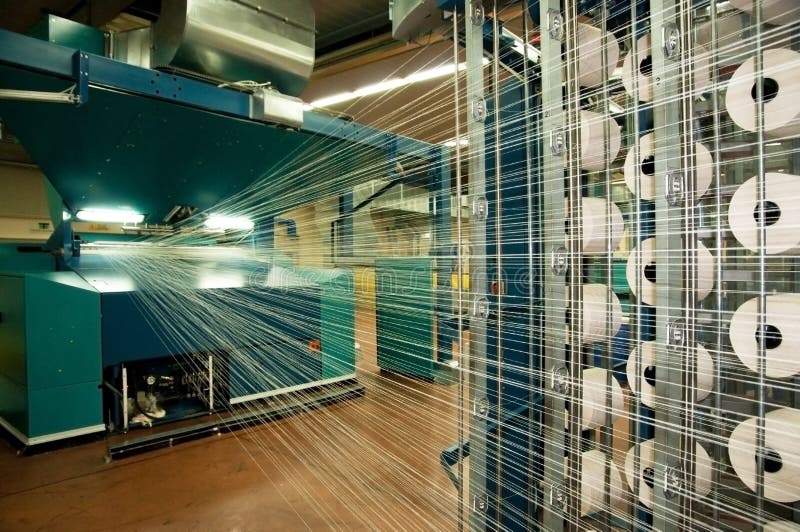 Textilindustrie (Denim) - spinnend